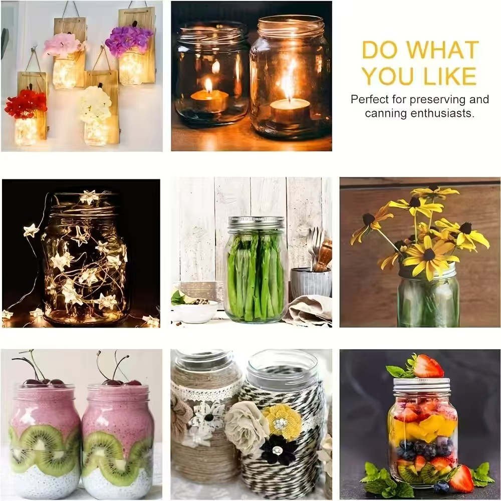 6 ชิ้น, 12 ชิ้น, 500 มล./16 ออ - Mason Jar 8Oz บทวิจารณ์และราคา