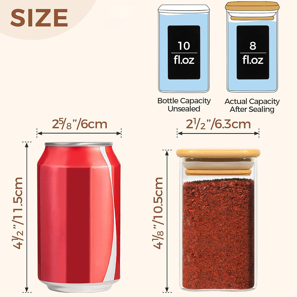 ขวดแก้วใส่เครื่องเทศพร้อมฝาไม้ - Mason Jar 8Oz บทวิจารณ์และราคา