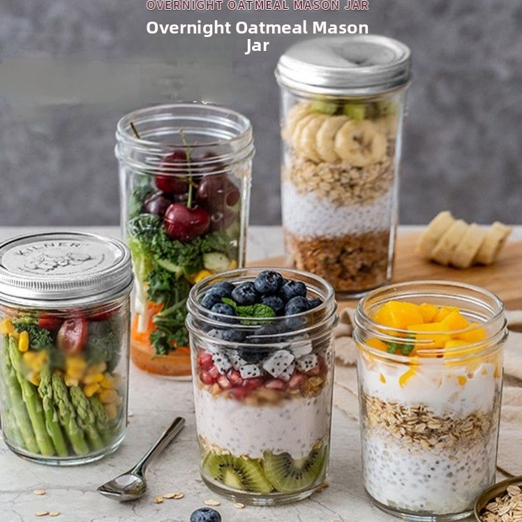 ขวดแก้วปากกว้างแบบใส สำหรับใส่ - Mason Jar 8Oz บทวิจารณ์และราคา