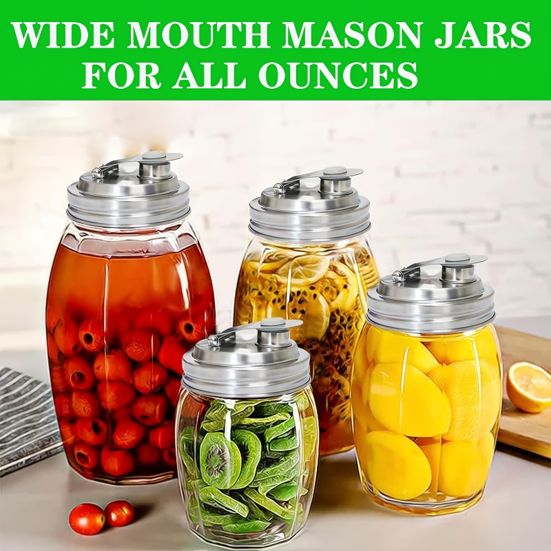 ฝาปิดขวดเมสันสแตนเลสแบบมีพวยกา - Mason Jar 8Oz บทวิจารณ์และราคา